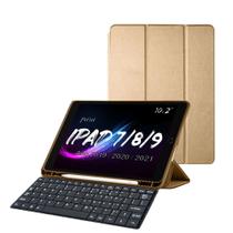 capa case teclado smart keyboard p/ ipad 9 8 7 apple pencil