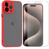 Capa Case Translucida Para iPhone 16 Pro + Pelicula Hidrogel