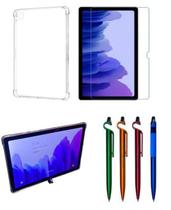 Capa Case Transparente Anti Shock para Tablet Samsung A7 T500 T505 10.4 Polegada + Película + Caneta