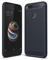 Capa Case Xiaomi Mi A1 / 5X (Tela 5.5) Carbon Fiber Anti Impacto