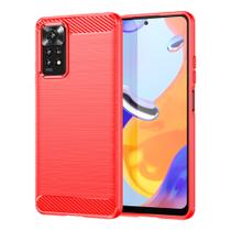 Capa Case Xiaomi Redmi Note 11 Pro 4G e 5G (2022) (Tela 6.67) Carbon Fiber Anti Impacto - Mini Box