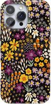 Capa Casely Falling for You Plum Floral para iPhone 16 Pro