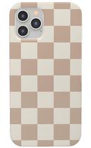 Capa Casely Fit Check Neutral Checkerboard para iPhone 12/12 Pro