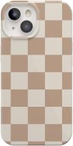 Capa Casely Fit Check Neutral Checkerboard para iPhone 15