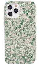 Capa Casely Sage Garden Floral Verde para iPhone 12/12 Pro