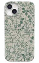 Capa Casely Sage Garden Floral Verde para iPhone 14 Plus