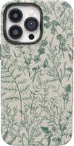 Capa Casely Sage Garden Floral Verde para iPhone 14 Pro Max