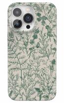 Capa Casely Sage Garden Floral Verde para iPhone 14 Pro