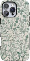 Capa Casely Sage Garden Floral Verde para iPhone 16 Pro Max