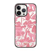 Capa Casetify Compact para iPhone 13 Pro - Estampa Cheetah Pink