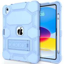 Capa CCMAO para iPad de 11ª e 10ª geração (2025/2022) azul claro