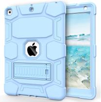 Capa CCMAO para iPad de 9ª, 8ª e 7ª geração de 10,2" com suporte azul claro Capa CCMAO para iPad de 9ª, 8ª e 7ª geração de 10,2" com suporte azul claro