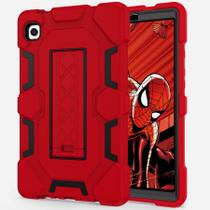 Capa CCMAO para Samsung Galaxy Tab A9 8.7 2023 vermelha+preta