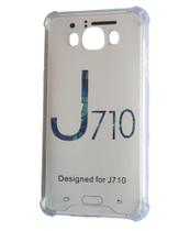 Capa Celular Compatível Samsung J7 J710 Anti Impacto Com Película de Vidro.