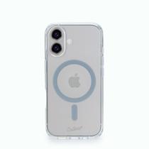Capa Celular Customic Para iPhone 16 Impactor Clear Compatível Com Carregamento Magnético