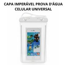 Capa Celular Impermeável Prova Dagua Praia Piscina Touch IPX8 20x12 Capa Celular Impermeável Prova Dagua Praia Piscina Touch IPX8 20x12