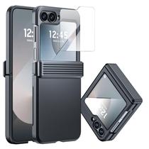 Capa CENMASO para Samsung Galaxy Z Flip 6 5G com Protetor de Tela Capa CENMASO para Samsung Galaxy Z Flip 6 5G com Protetor de Tela
