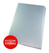 Capa Chapa Plastica Frente Encadernação A4 Cristal Pct C/ 100 - Acp