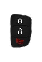 Capa Chave Botão Frontal Hb20 3 Botões Com Anel Cromado