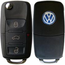Capa Chave Canivete Vw Volkswagem Polo Gol Golf Fox Passat Voyage G5 2009 2010 2011 2012 3 Botões Capa Chave Canivete Vw Volkswagem Polo Gol Golf Fox Passat Voyage G5 2009 2010 2011 2012 3 Botões
