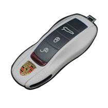 Capa Chave Porsche L+S Branco Cayenne Panamera 911 Boxster