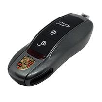 Capa Chave Porsche L+S Cinza 911 Cayman Cayenne Macan