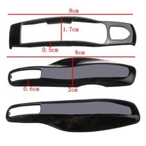 Capa Chave Porsche L+S Efeito Fibra De Carbono com Cromado L+S