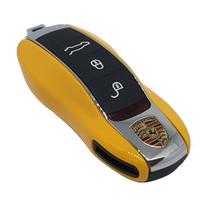Capa Chave Porsche Lat Amarelo 911 Cayman Boxster cayenne Capa Chave Porsche Lat Amarelo 911 Cayman Boxster cayenne