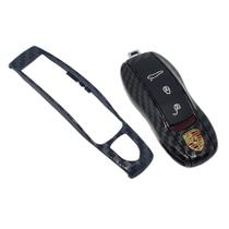 Capa Chave Porsche Sup Efeito Fibra De Carbono Quadriculado Capa Chave Porsche Sup Efeito Fibra De Carbono Quadriculado