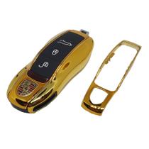 Capa Chave Porsche Sup Efeito Ouro Panamera 911 Boxster