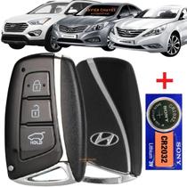 Capa Chave Presença Hyundai Azera Santa fé Sonata Genesis Eqqus 3B + Pilha Capa Chave Presença Hyundai Azera Santa fé Sonata Genesis Eqqus 3B + Pilha