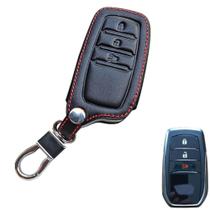 Capa Chave Presencial 3 Botões Camry Corolla Cross Etios Fielder Hilux SW4 Land Cruiser RAV4 Yaris