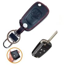 Capa Chaveiro Chave Canivete 3 Botões Chevrolet Tracker Sonic Cruze Prisma Onix