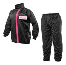 Capa Chuva Conjunto Nylon Feminino Moto Motoboy Forks