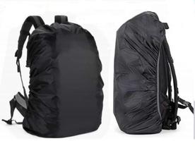 capa chuva de mochila impermeável ideal para motoqueiros preta 30Litros