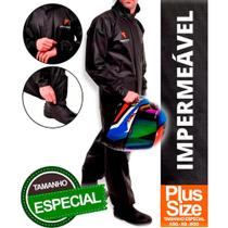 Capa Chuva Grande Motoqueiro Motoboy Plus Size 4g 5g 6g