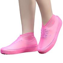 Capa Chuva Impermeável Para Tênis Sapato Protetor A Prova D'agua De Silicone Resistente