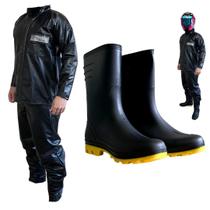 Capa Chuva Motoboy Brascamp Completa Com Bota Vonder
