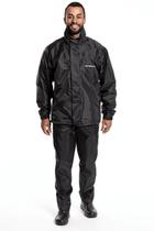 Capa chuva pantaneiro 1200 nylon luxo forro gola masculina