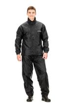 Capa Chuva Pantaneiro Nylon Moto Luxo Forro Ventilação Preto