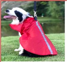Capa Chuva Pet Cachorro Nylon Emborrachado Pp Regulável Capa Chuva Pet Cachorro Nylon Emborrachado Pp Regulável