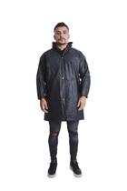 Capa Chuva Proteção Impermeável PVC Forrado Capuz Segurança Maicol