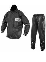 Capa chuva pvc delta bravo preta masculina motociclista