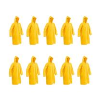 Capa Chuva Pvc Forrada Amarela G