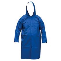 Capa chuva pvc reforçada grande azul policap