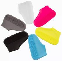 Capa Chuva Sapato Tênis Moto Protetor Silicone Calçado - DM Variedades