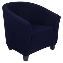 Capa Club Chair Slipcover Searchi Stretch Tub Cover Navy