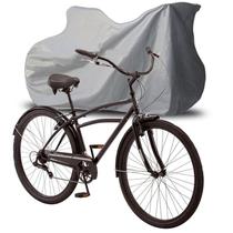 Capa Cobrir Bicicleta Bike Protetora Forrada Elástico nas Bordas Impermeável até Aro 29 - S/M
