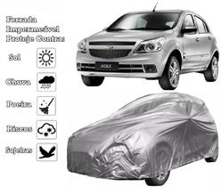 Capa Cobrir Carro Agile Forrada e 100% Impermeável Bezz Protege Sol e Chuva
