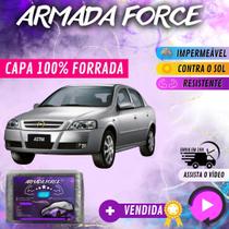 Capa Cobrir Carro ASTRA HATCH 100% Forrada Armada Force 100% Impermeável Forro Total Protege Sol Chuva Poeira Lona Proteção Automotiva Hatch e Sedan